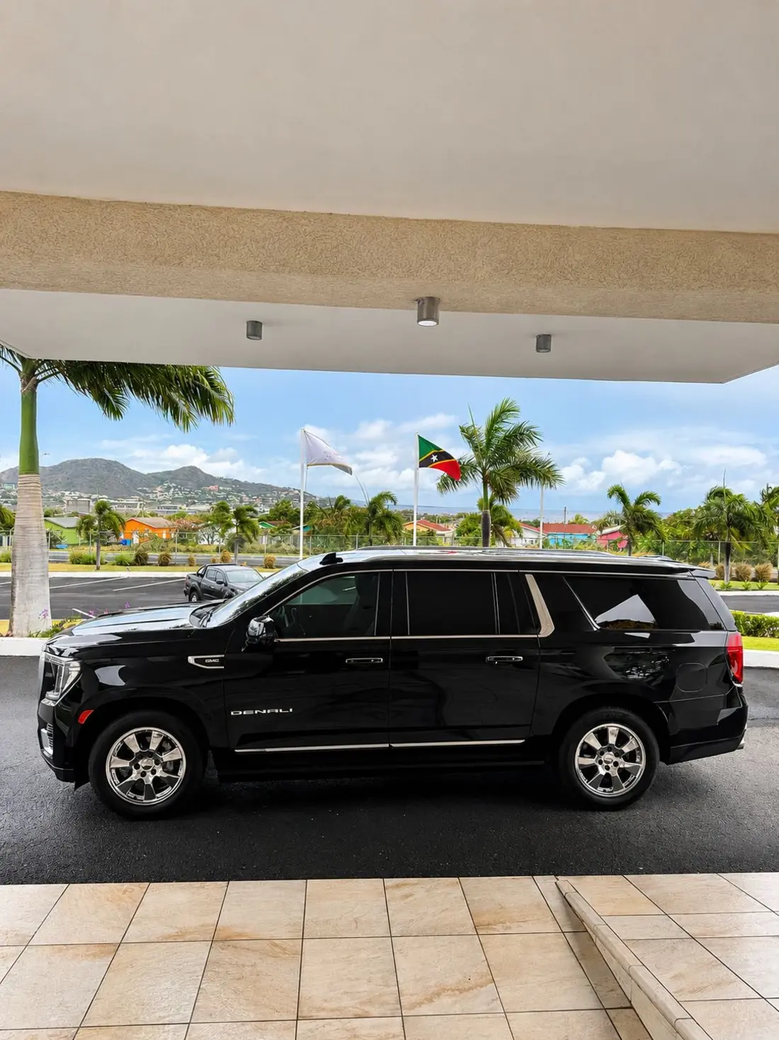 2023 GMC Yukon Denali XL luxury transfer vehicle in St. Kitts